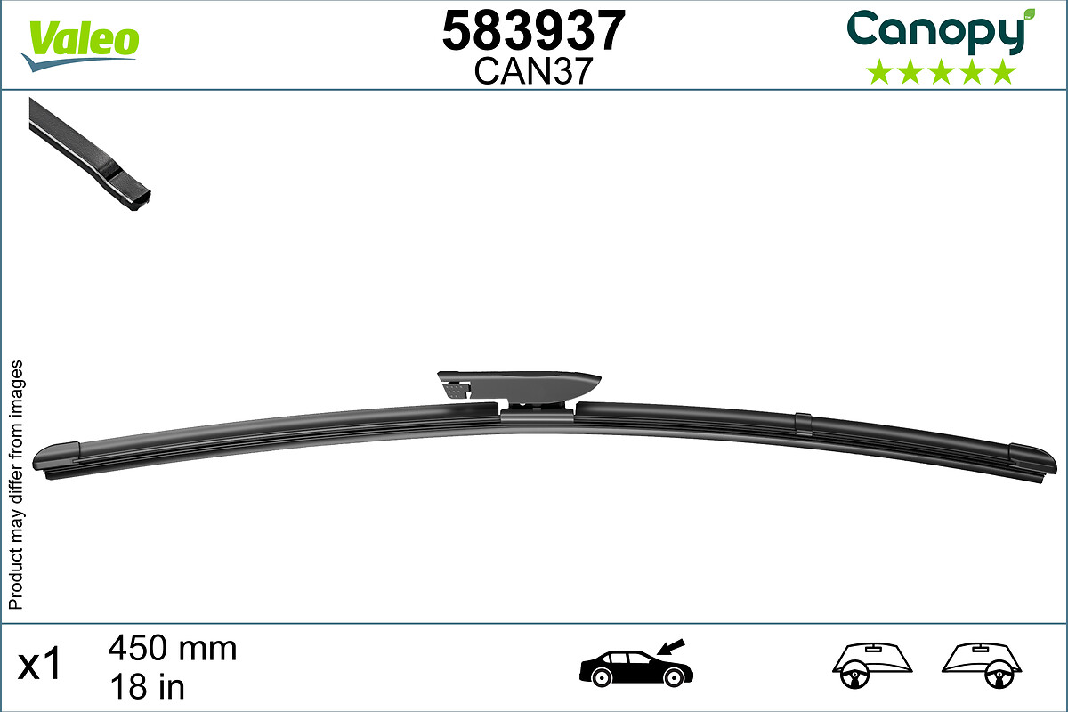 Lamela stergator VALEO 583937